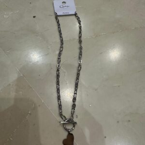 Cadena eslabones corazón