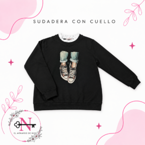 SUDADERA CON CUELLO
