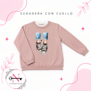 SUDADERA CON CUELLO