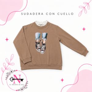 SUDADERA CON CUELLO