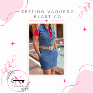 VESTIDO VAQUERO ELASTICO