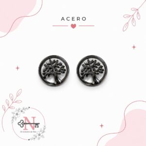 PENDIENTES, ÁRBOL DE LA VIDA, PLATEADOS