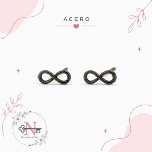 PENDIENTES INFINITO EN PLATEADOS